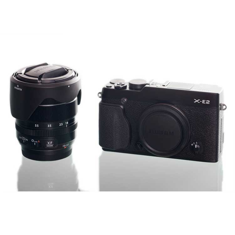 دوربین عکاسی بدون آینه فوجی فیلم Fujifilm X-E2 XF 18-55
