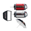 کیت فلاش استودیویی فتوفلکس دو شاخه ساده PhotoFlex