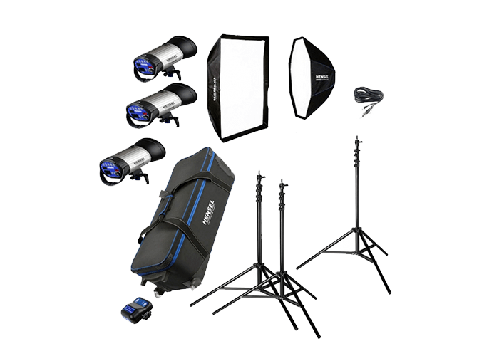 کیت کامل سه شاخه 500 ژول هنسل Hensel Expert D 500