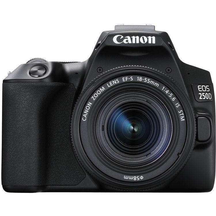 دوربین canon 250D با لنز 18-55 IS STM