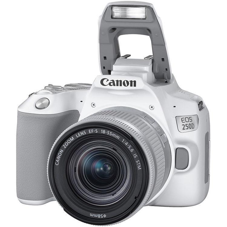 دوربین canon 250D سفید 18-55mm IS STM