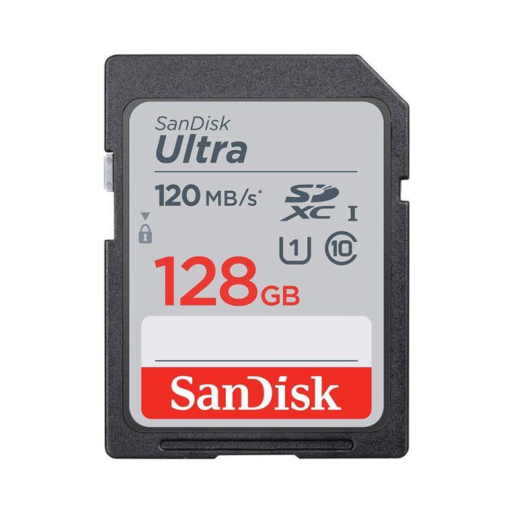 کارت حافظه اس دی سندیسک 128 گیگابایت ultra 120MB