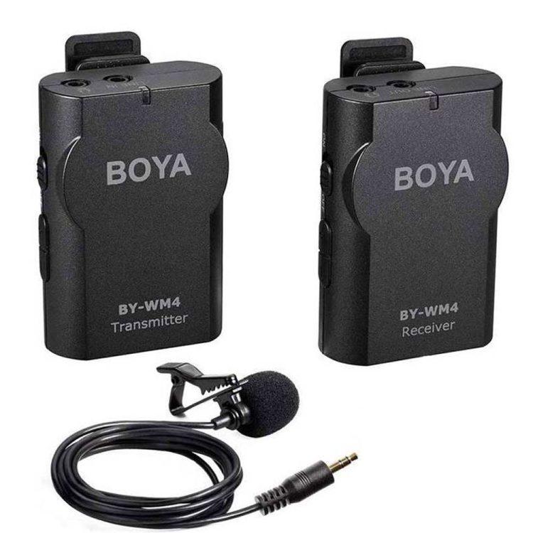 صبط پادکست با میکروفون بویا مدل BOYA BY WM4 PRO