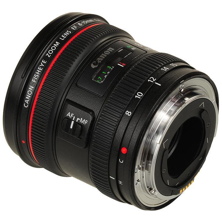 لنز کانن مدل Canon EF 8-15mm f/4L Fisheye USM