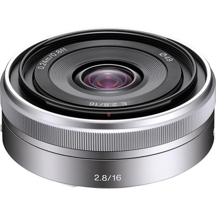 لنزسونی مدل (Sony E 16mm f/2.8 Lens (Silver
