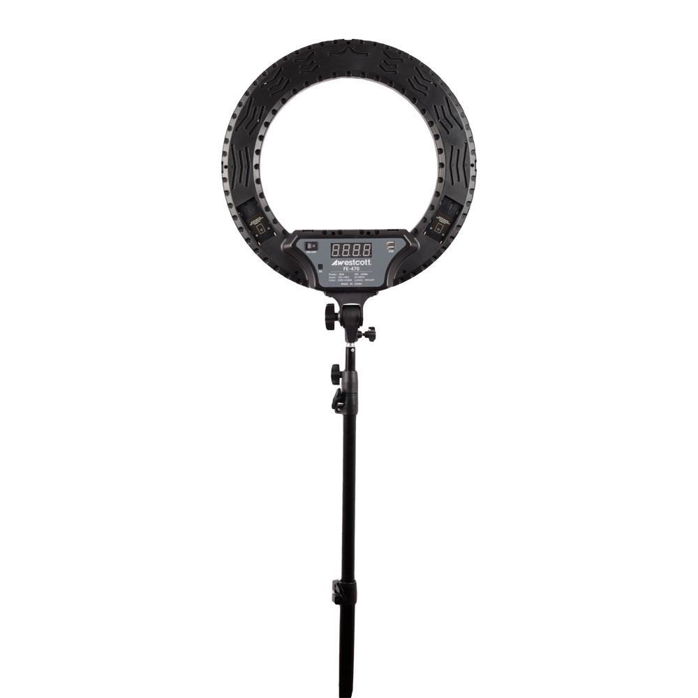 رینگ لایت حرفه ای وسکات دوربین مدل FE-470