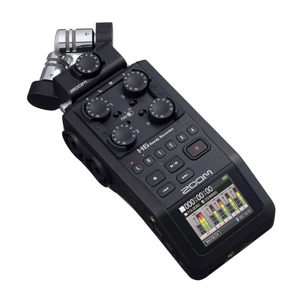 ویس رکوردر زوم Zoom H6 Black 2020 Version
