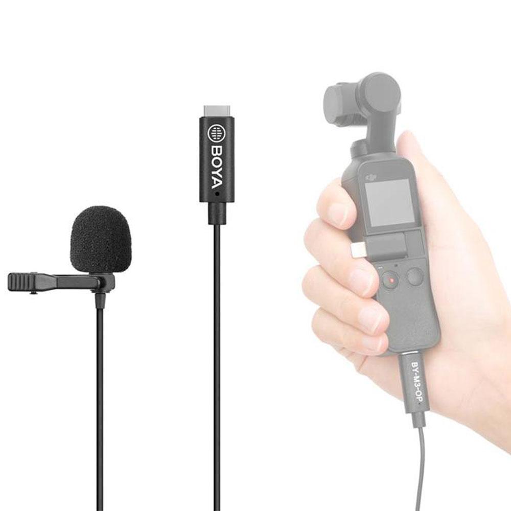 میکروفون یقه ای بویا مدل Boya BY-M3-OP مناسب برای اسمو پاکت