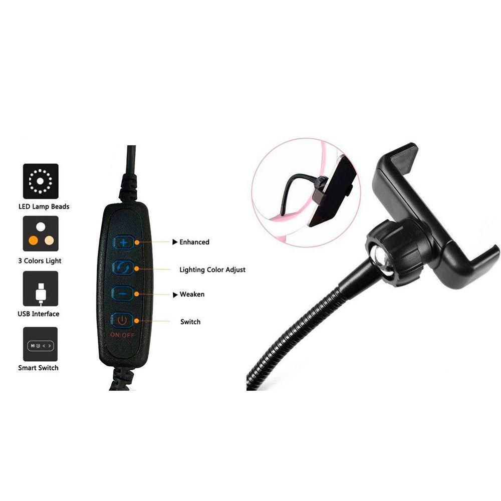 رینگ لایت حرفه ای دوربین مدل ZD-666