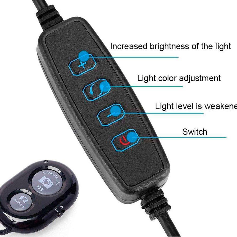 رینگ لایت حرفه ای دوربین مدل ZD-888