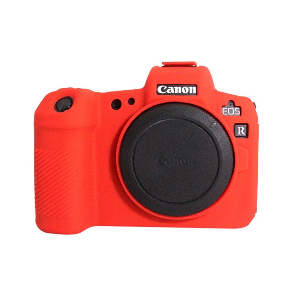 کاور سیلیکونی دوربین کانن EOS R مدل ایزی کاور قرمز