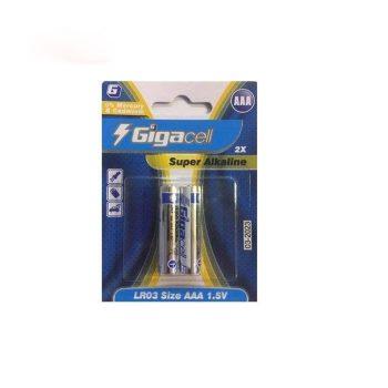باتری نیم قلمی گیگاسل مدل LR03 بسته دو عددی