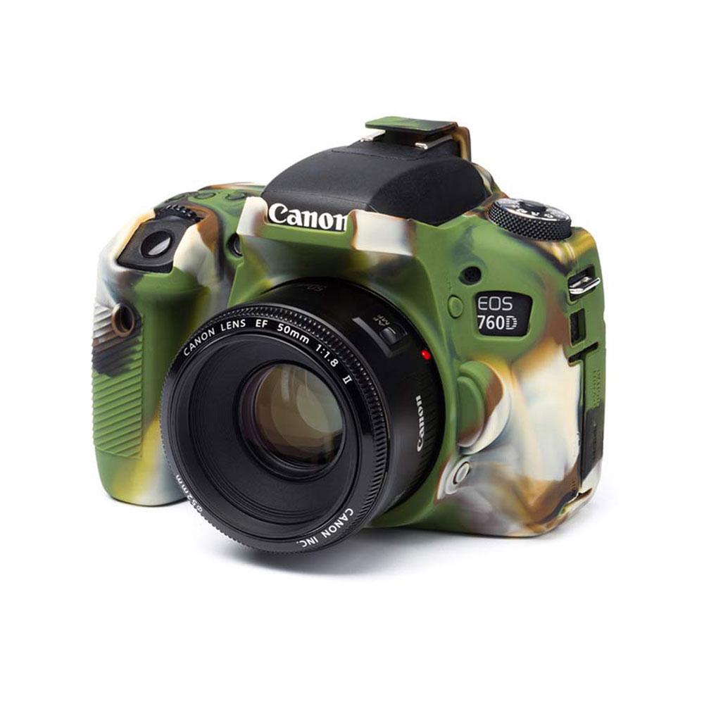 محافظ و کاور سیلیکونی دوربین ایزی کاور کانن 760D استتار