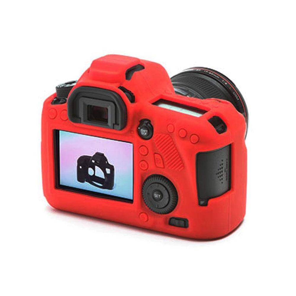 کاور سیلیکونی دوربین کانن 6D مدل ایزی کاور قرمز