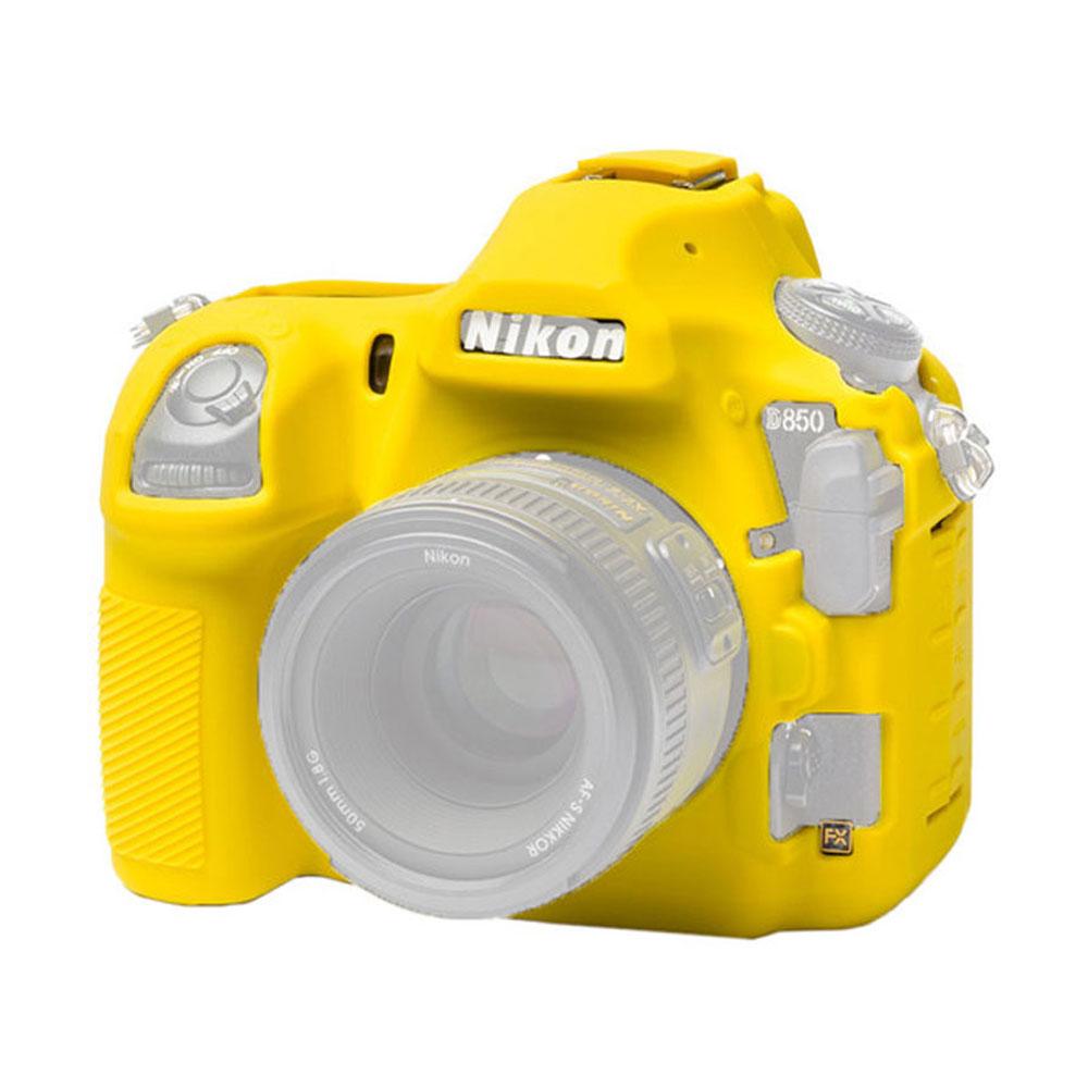 کاور سیلیکونی دوربین نیکون D850 مدل ایزی کاور زرد