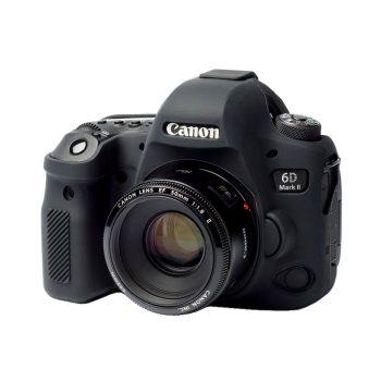 کاور سیلیکونی دوربین کانن 6D Mark II مدل ایزی کاور مشکی