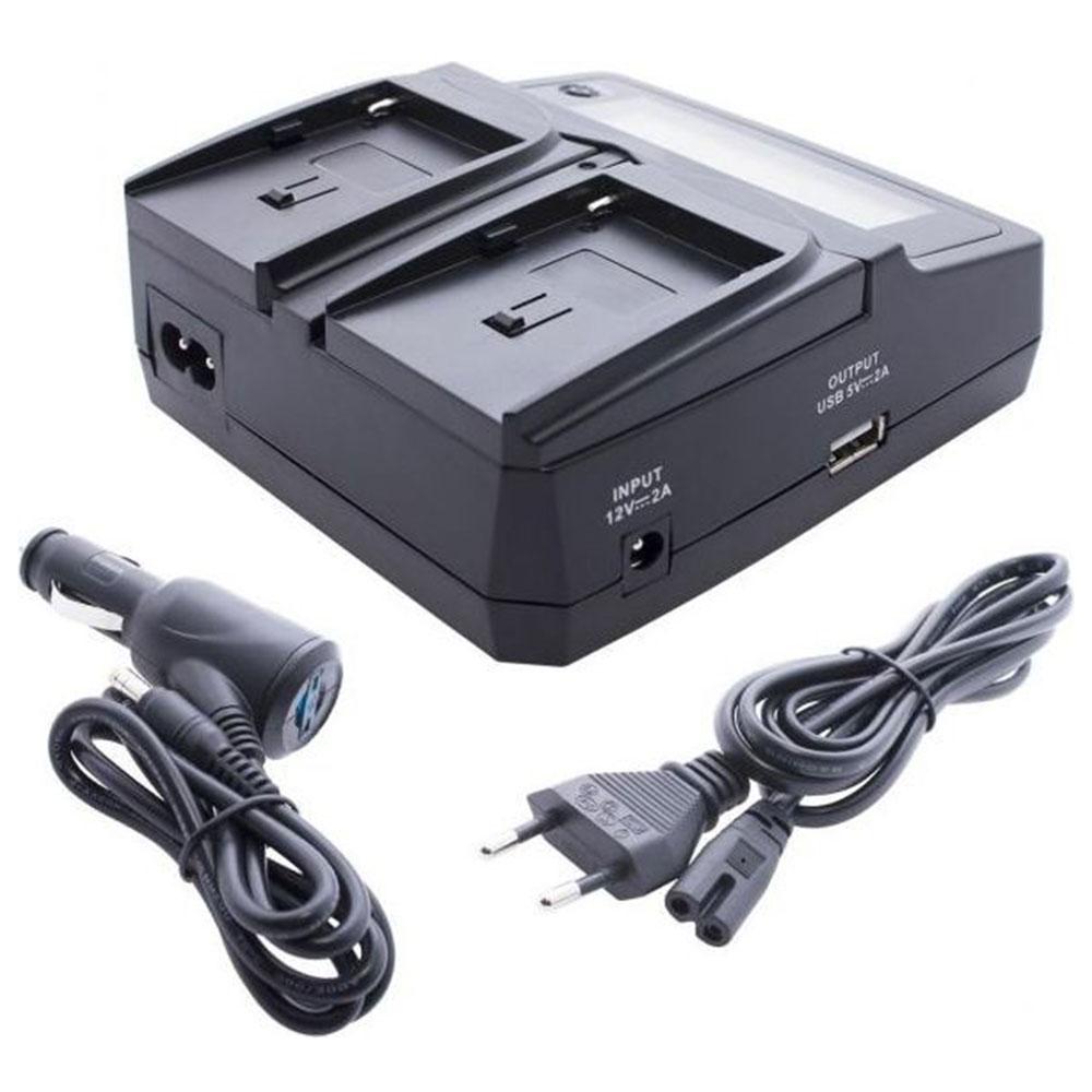 شارژر دوتایی با LCD سونی DC-E7 NP-F970