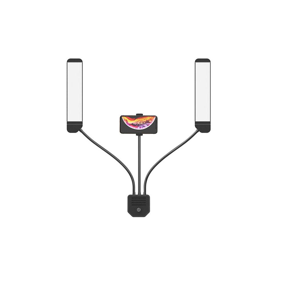 بازو ال ای دی به همراه نگهدارنده موبایل RK39