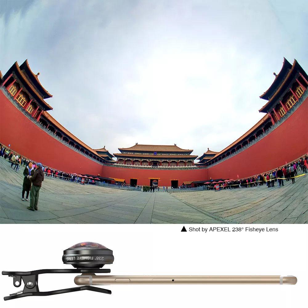 لنز موبایلی سوپر فیش‌آی ایبولو IBOOLO Fisheye Pro 238°