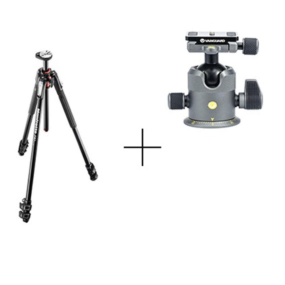 سه پایه منفروتو MANFROTTO MT190XPRO3 با هد ونگارد VANGUARD ALTA BH-300
