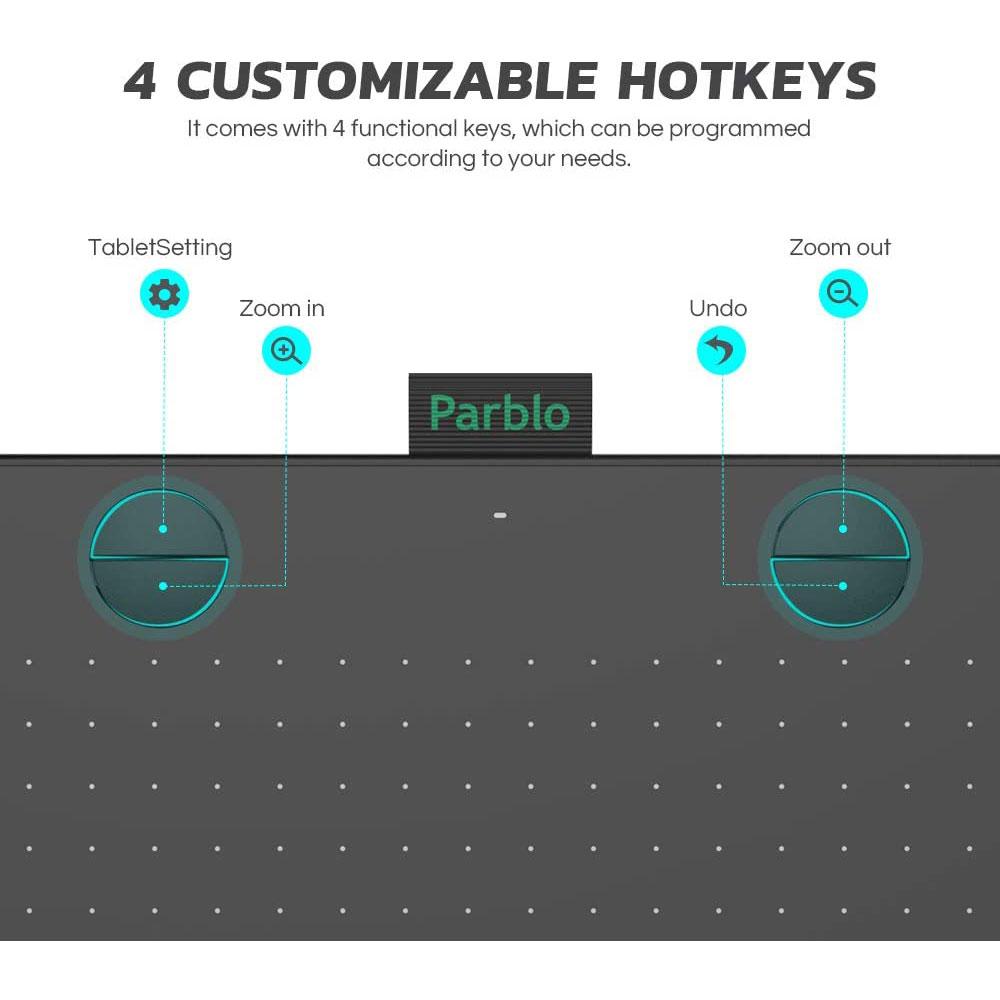 قلم نوری پاربلو Parblo Graphic Tablet A640 V2