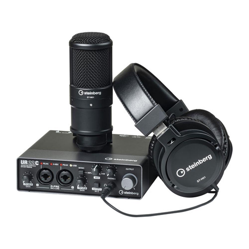 کیت کارت صدا Steinberg UR22C Recording Pack