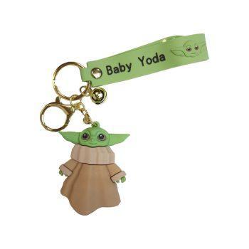 جاکلیدی سیلیکونی طرح بیبی یودا Model Baby Yoda