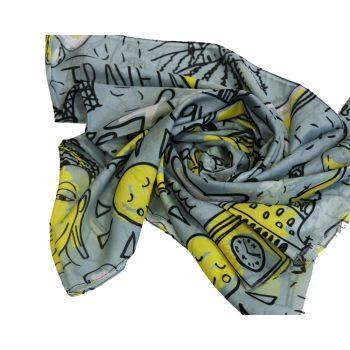 شال نخی کد 008