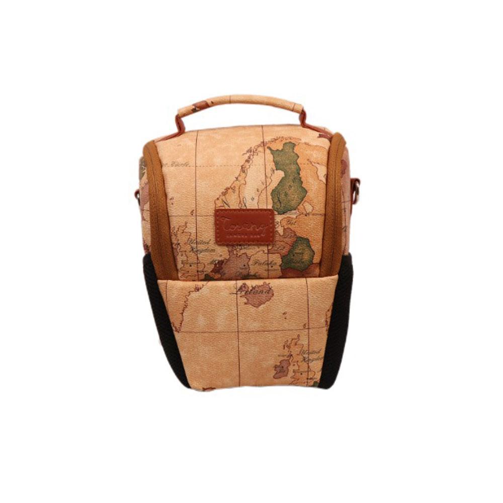 کیف دوربین عکاسی پوزه ای Torang سایز S نقشه جهان