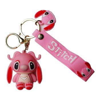 جاکلیدی سیلیکونی طرح استیج صورتی