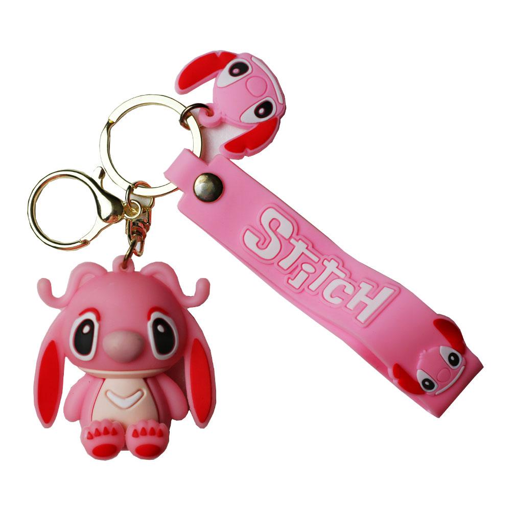 جاکلیدی سیلیکونی طرح استیج صورتی