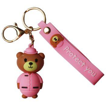 جاکلیدی سیلیکونی طرح خرس Model Bear