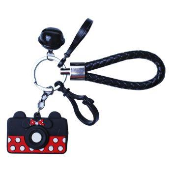 جاکلیدی سیلیکونی طرح دوربین مشکی