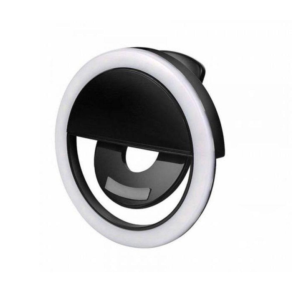 رینگ لایت سلفی RK-12 مشکی