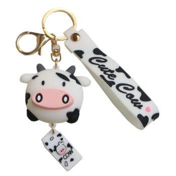 جاکلیدی سیلیکونی طرح گاو cow