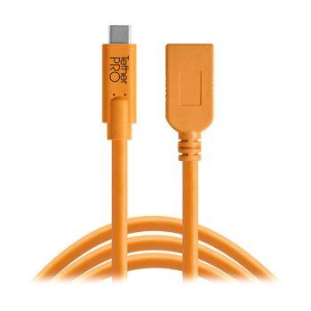 کابل تتر تولز Tether Tools TetherPro USB C to USB A Extension CUCA415-ORG