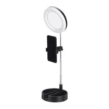 رینگ لایت آرایشی و آینه G3 مشکی