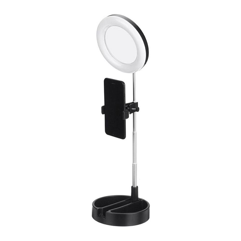 رینگ لایت آرایشی و آینه G3 مشکی