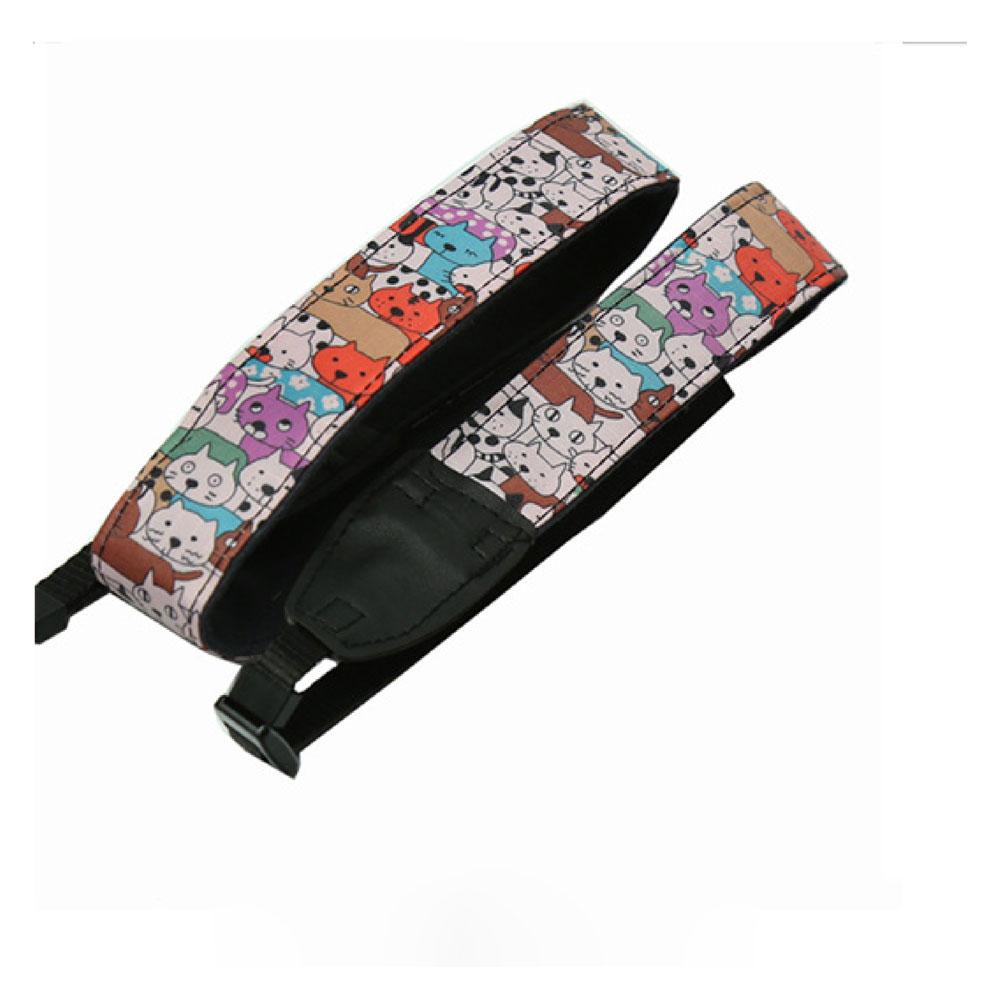 بند دوربین عکاسی طرح گربه 001 Camera strap