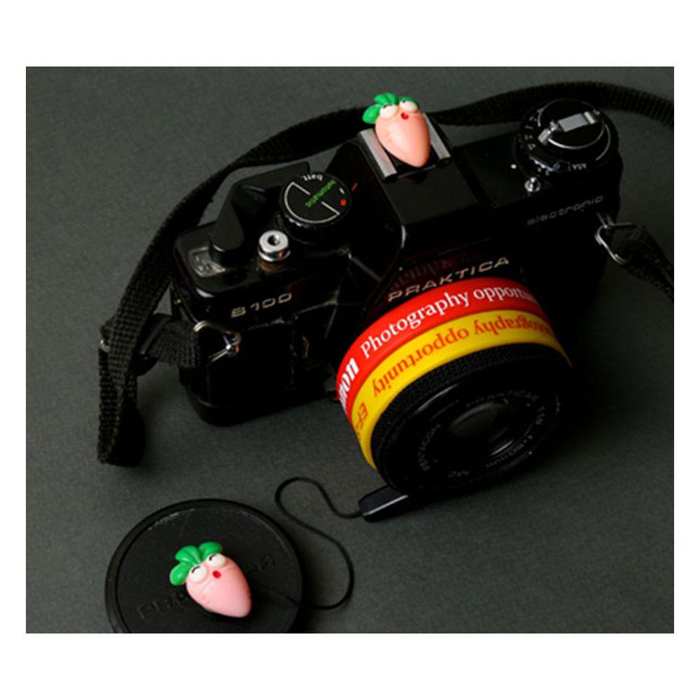 ست بند محافظ درپوش لنز و کفشک دوربین طرح هویج