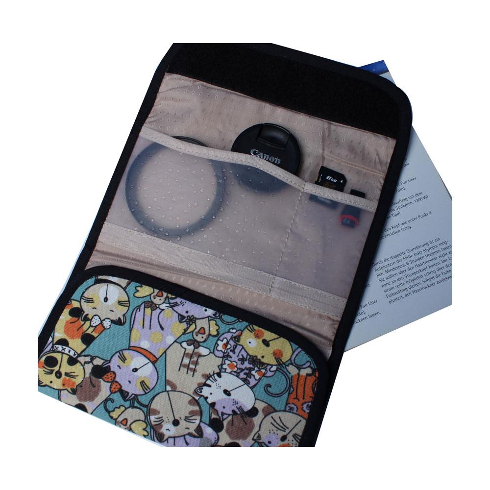 کیف مخصوص فیلتر و مموری طرح گربه