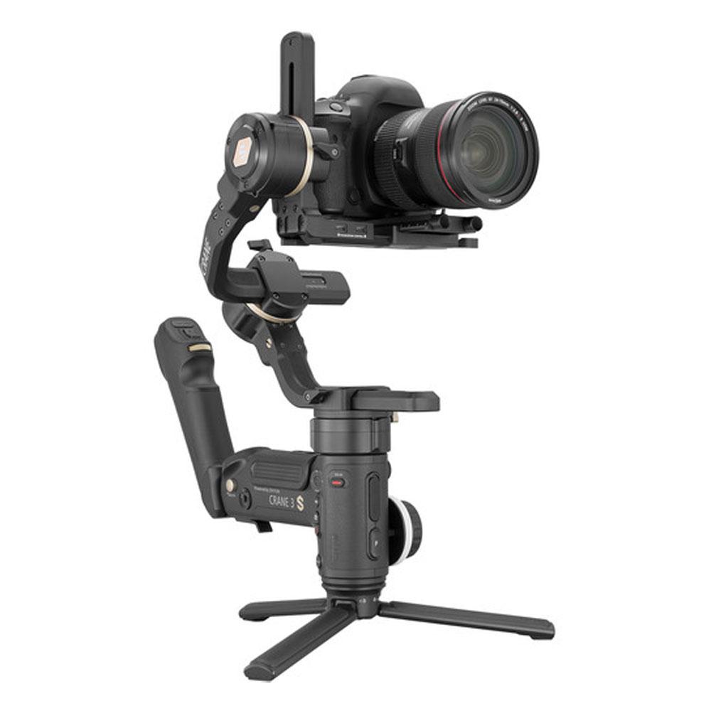 گیمبال دوربین ژیون کرین ۳ اس به همراه نگهدارنده دو دسته اسمال ریگ