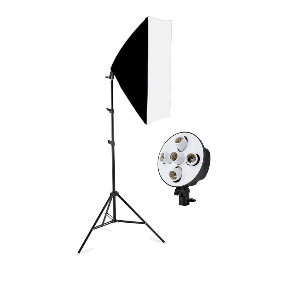 کیت تک شاخه نور ثابت 5 لامپ Continuous Lighting Kit 5 Lamps
