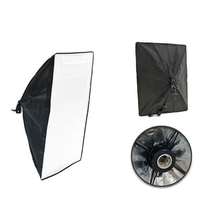 کیت نور ثابت 5 لامپ Continuous Lighting Kit 5 Lamps همراه با فون 5×3