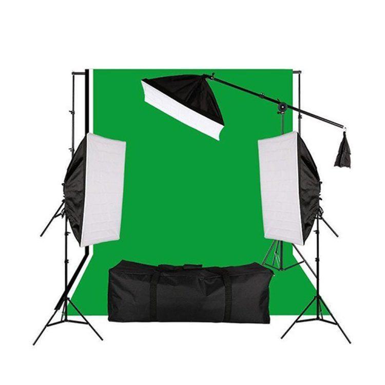 کیت نور ثابت 5 لامپ Continuous Lighting Kit 5 Lamps همراه با فون 5×3