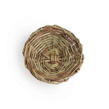 ظرف حصیری گود کوچک