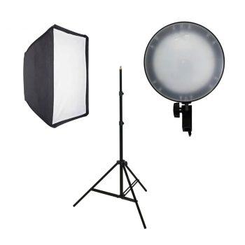 پروژکتور 100 وات انسر Answer T020 + سافت باکس 50×70 + پایه