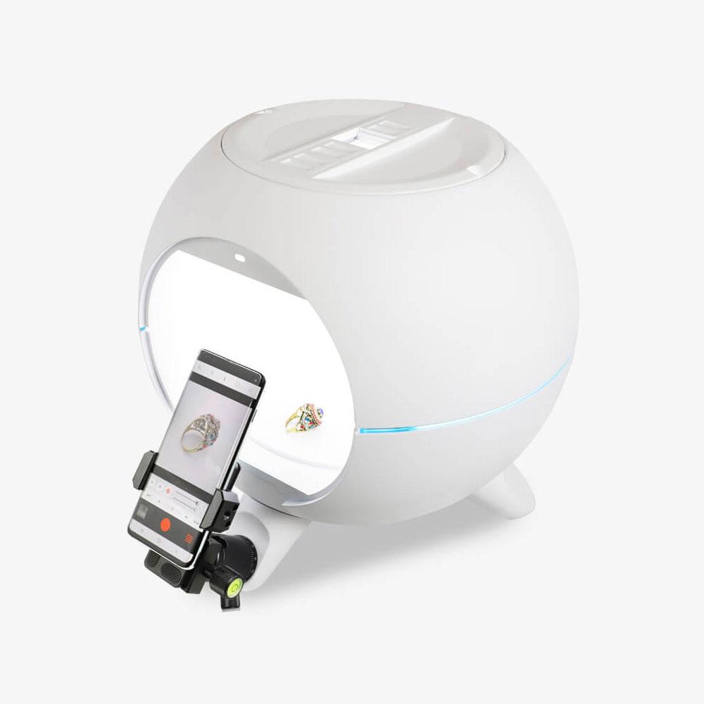 کیت باکس نور چرخان 360 درجه ارنج مانکی ORANGEMONKIE Foldio360 Smart Dome