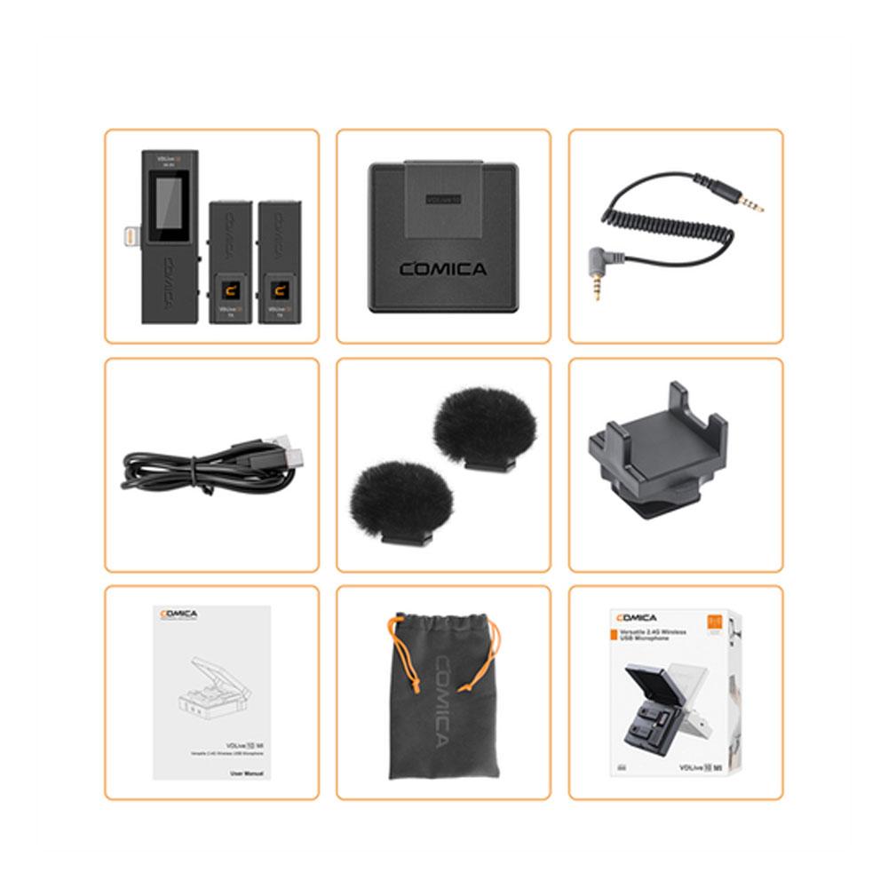 ست میکروفن بی سیم کامیکا Comica Audio VDLive10 MI