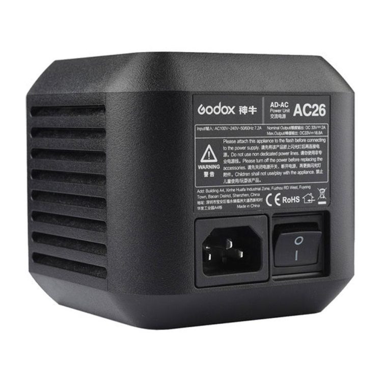 آداپتور برق AC-26 گودکس مناسب برای فلاش Godox AD600Pro